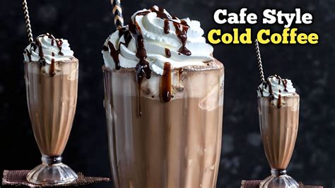 Cafe Style Cold Coffee With Icecream Cold Coffee Recipe Banawo Aur