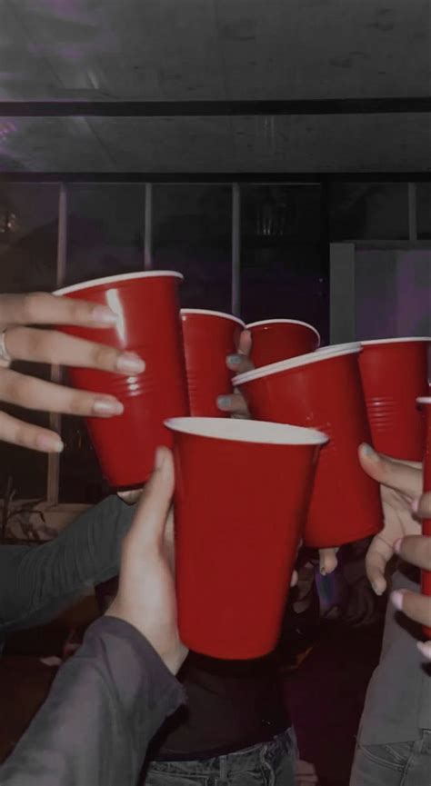 Lia Zhang The Natural Series Red Cup Party Frat Party Aesthetic House Party Aesthetic