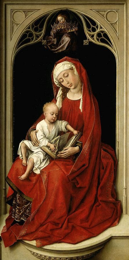 Virgin And Child Painting By Rogier Van Der Weyden Fine Art America