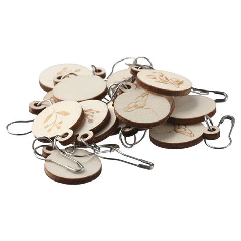 Storage Box Stitch Markers Wooden Locking Tools Removable Stitch