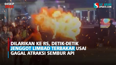 Dilarikan Ke Rs Detik Detik Jenggot Limbad Terbakar Usai Gagal Atraksi