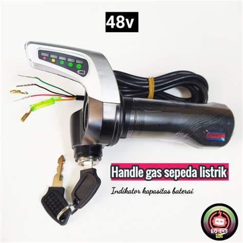 Jual Handle Gas Sepeda Listrik 48v Universal Kabel Gas Skuter Elektrik