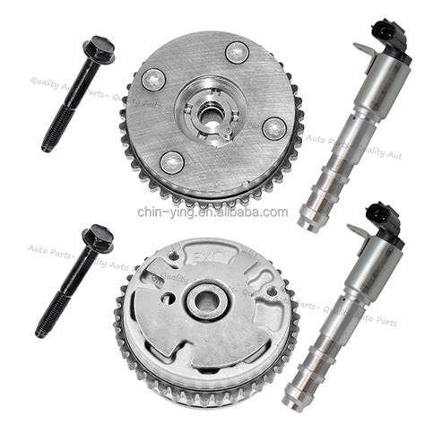 Set Actuator Solenoid Camshaft Sprocket Fit Cadillac Cts Ats Srx Sts