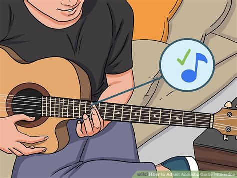 3 Ways To Adjust Acoustic Guitar Intonation Wikihow