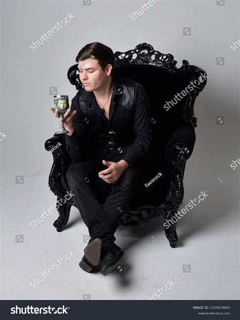 Full Length Portrait Handsome Brunette Male Stock Photo 2159414805 Shutterstock