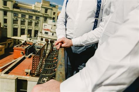 Premium Photo Midsection Of Gay Men Holding Hands While Standing By Railing