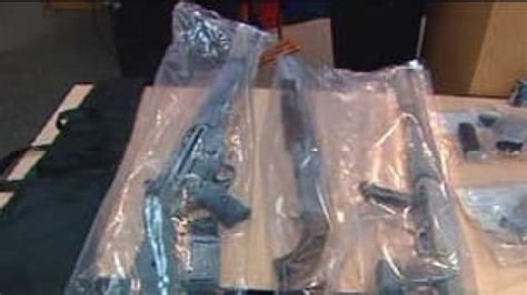 Loaded Guns Body Armour Seized In Gang Arrests Cbc News