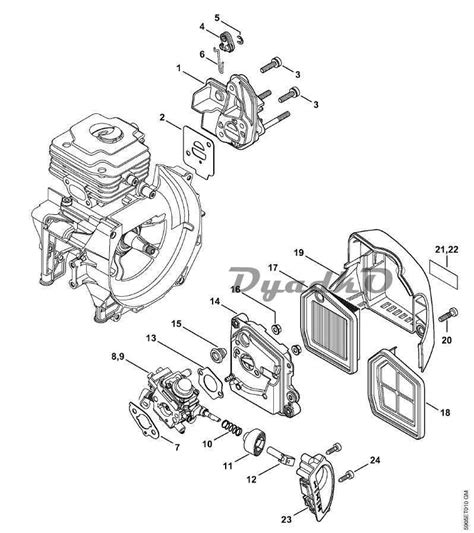 Exploring The Components Of The Stihl FS240R Detailed Parts Diagram