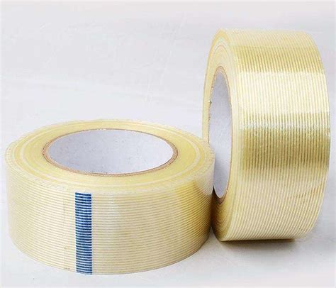 High Shear Adhesive Cross Filament Tape High Viscosity Glass Fiber Tape