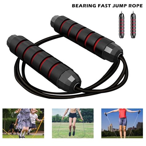 Weighted Jump Rope For Crossfit Boxing Adult Fitness Gym Speed With