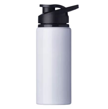 SQUEEZE ALUMINIO BRANCO 600ML BIG MOUTH TAMPA PRESSÃO Sublima Brasil