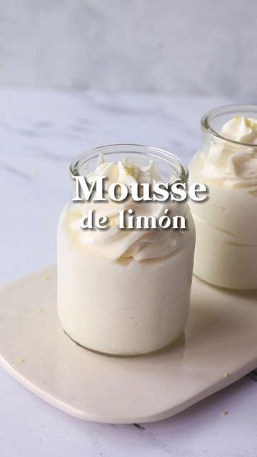 Recetas Lifestyle on Instagram MOUSSE DE LIMÓN o suspiro limeño