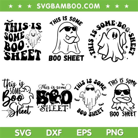 This Is Some Boo Sheet SVG Bundle