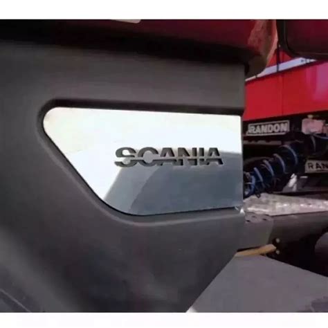 Aplique Inox Para Lama Inferior Cabine para Caminhão Scania S4 S5