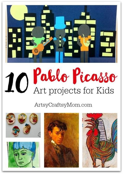 Top 10 Pablo Picasso Projects for Kids | Kids art projects, Picasso art ...