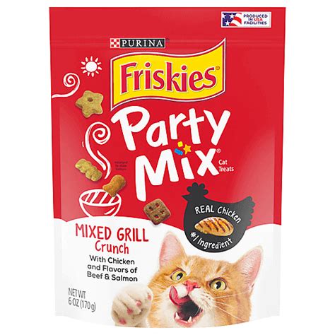 Friskies Cat Treats, Mixed Grill Crunch 6 oz | Cat Treats | Festival ...