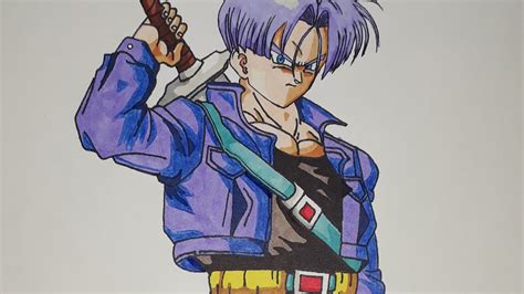 Cómo Dibujar a Trunks del futuro How to draw Future Trunks Dibujo