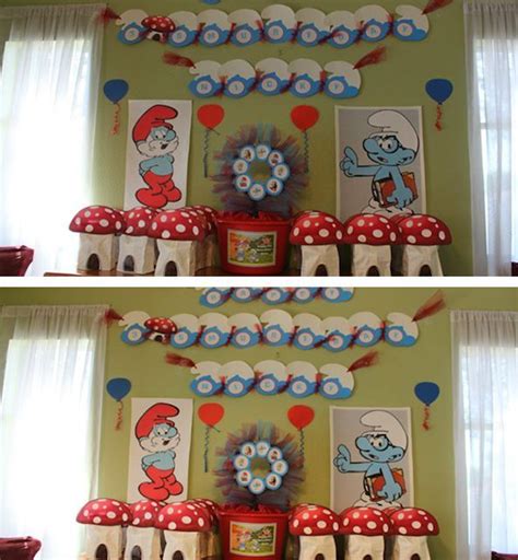 62 Best Party Theme Smurfs Images On Pinterest Smurf Costume