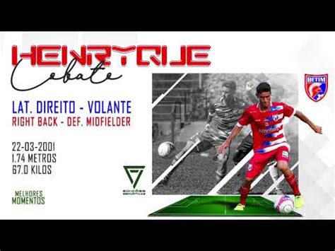 Henryque Lobato I Lateral Direito Volante Right Back Defensive