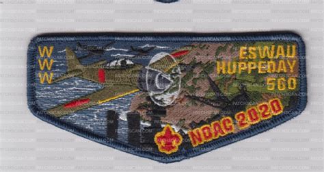 Eswau Huppeday NOAC Pearl Harbor Flap On PatchScan