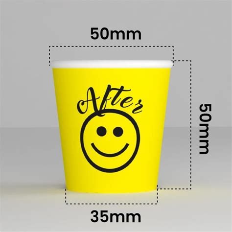 Gobelets En Papier Pour Caf Ml Downupcup Yellow Verres