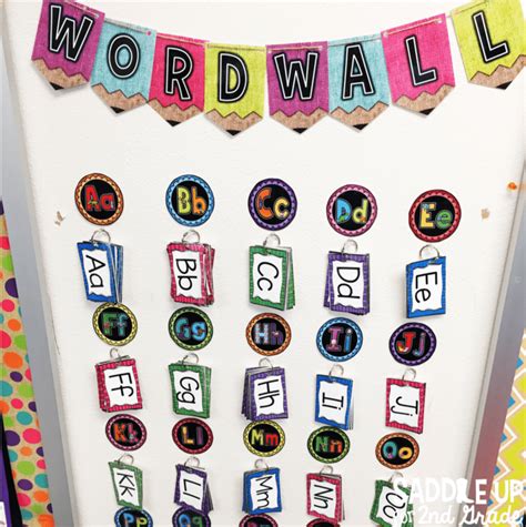 Interactive Word Walls For Your Classroom Saddle Up For 2nd Grade