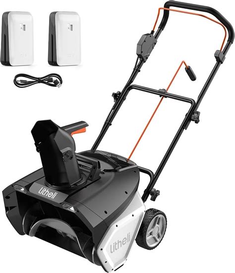 Litheli X V Cordless Snow Blower Inch Snow Thrower With Ah