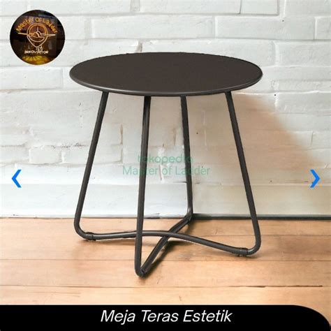 Jual Meja Teras Estetik Coffee Table Minimalis X Cm Meja Outdoor