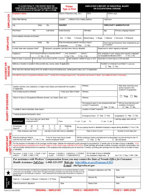 2020 2025 Nv Form C 3 Fill Online Printable Fillable Blank Pdffiller