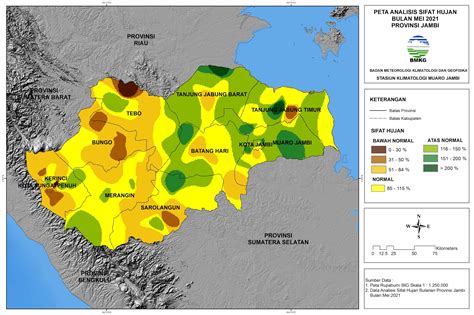 Analisis Curah Hujan Bulan Mei 2021 STASIUN KLIMATOLOGI MUARO JAMBI