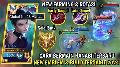 Cara Bermain Hanabi Terbaru Dimeta Sekarang New Emblem Build