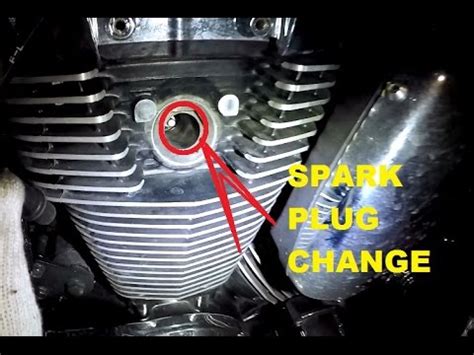 Review V Twin Motorcycle Honda Vtx Spark Plug Change Youtube