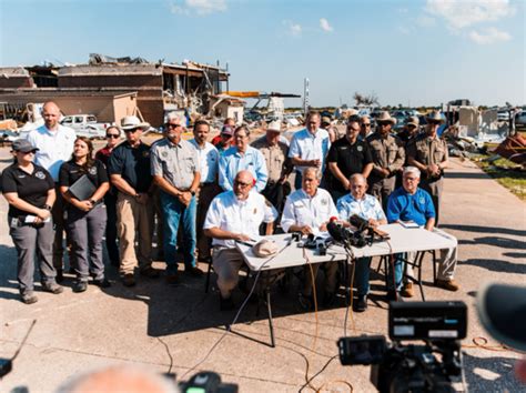 Governor Abbott Provides Update On Texas Severe Weather Tornado