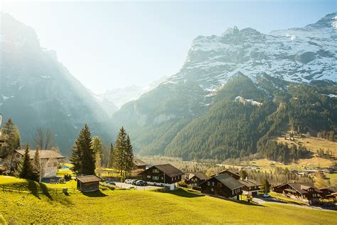 2560x1080 Resolution Landscape Photograph Of Town Near Mountains