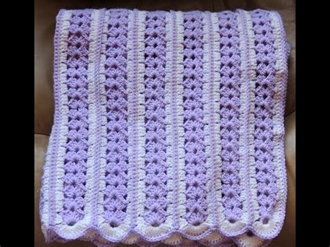 Crochet : Manta de Bebé - YouTube