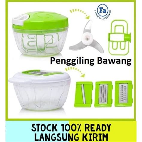 Jual Alat Potong Sayur Buah Multi Fungsi Penggiling Bawang Cincang