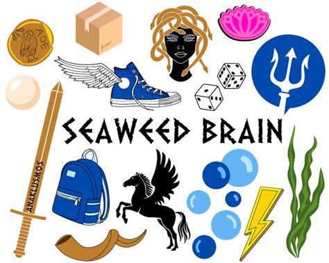 Seaweed Brain The Lightning Thief Percy Jackson And The Olympians Svg