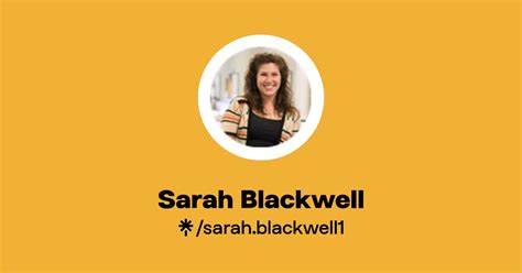 Sarah Blackwell Facebook Linktree