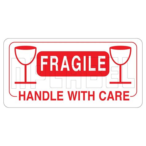 Shipping Labels Fragile Handle With Care Edusvetgobgt