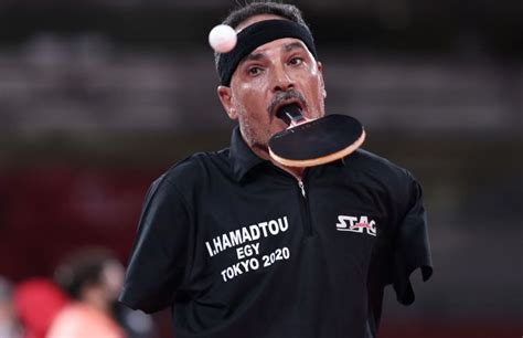 Tokyo Paralympics Ibrahim Hamadtou Competes In Table Tennis Using His