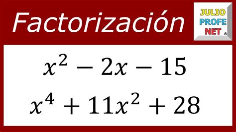 Factorizacion Ejemplos