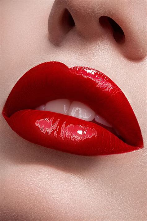 Make My Lips Shine With Your Kisses Red Lips Lips Hot Lips