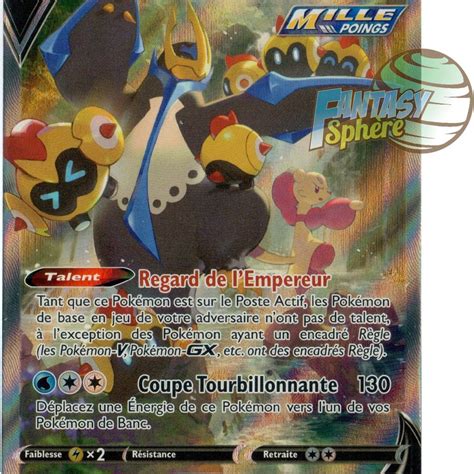 Pingol On V Full Art Ultra Rare Epee Et Bouclier Style De