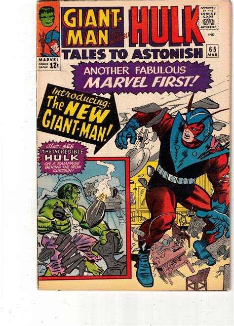 Tales To Astonish 65 1965 1st New Giant Man Ditko Hulk VF Utah