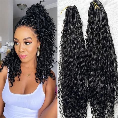 Complete tutorial on how to install curly box braids yourself 31