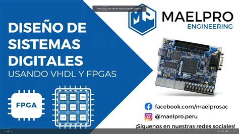 Taller De Dise O De Sistemas Digitales Usando Vhdl Y Fpgas Youtube