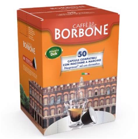 Caff Borbone Capsule Per Nespresso Miscela Dek Pz Capsule Per