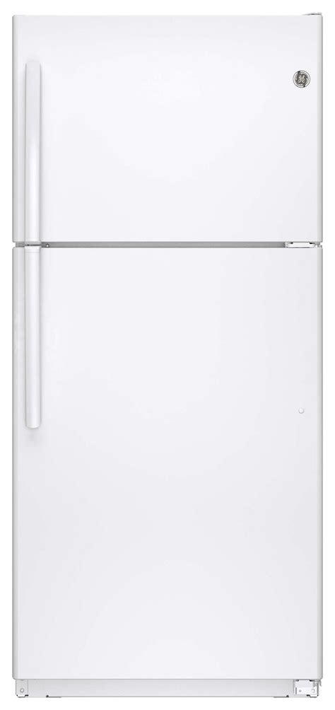 Best Buy Ge Cu Ft Frost Free Top Freezer Refrigerator White