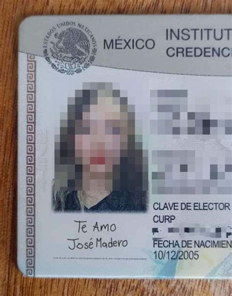 Joven firma su INE con mensaje de te amo José Madero UnoTV