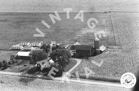 Vintage Aerial | Illinois | DeKalb County | 1964 | 1-IDE-17